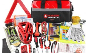 Amazon.com: Kitgo Car Emergency Kit,Premium Roadside Assistance Essentials  with Jumper Cables, Flashlight, Shovel, Screwdriver Set - Ideal Auto Road Safety  Kit, Survival, Truck, RV and More (Red) : Automotive